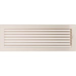 KRATKI grille de ventilation grille de cheminée 17cm x 49cm crème avec stores