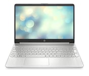 HP Laptop 15s-fq5004sf PC Portable 15.6" FHD (Intel Core i7-1255U, RAM 16 Go, SSD 512 Go, AZERTY, Windows 11 Famille) Argent naturel