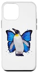 iPhone 12 mini Penguins can fly colorful butterfly wings penguin Case