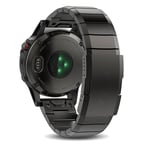 Garmin Epix Gen 2 22mm Klokkebånd med Titanium legering, 22mm - Svart