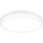 Taklampa Lena LED Ø300 2400lm 3-65K vit med sensor IP54