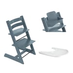 STOKKE - Chaise haute Tripp Trapp Hêtre avec plateau et Baby Set V2