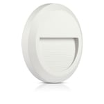 V-Tac 2W LED trappbelysning - Vit, IP65 utomhus, 230V - Dimbar : Inte dimbar, Kulör : Varm