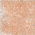 TOHO-perler runde 11/0 – lakserosa, 169 Transparent rainbow rosaline