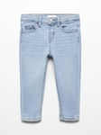 Mango Baby Elena Skinny Jeans, Open Blue