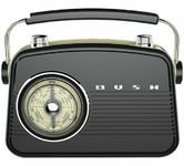 Bush Classic Retro Mini AM/FM Radio - Black