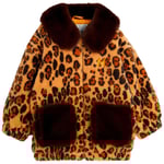 Mini Rodini Leopard Faux Fur Jacka Beige | Beige | 140/146 cm