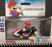 Super Mario Kart 8 pull back Toy Car 1:43 Scale - mario 