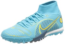 NIKE Men's Superfly 8 Academy Football Shoe, Chlorine Blue/Laser Orange-Mar, 7 UK