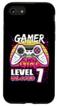 iPhone SE (2020) / 7 / 8 Gamer Girl Level 7 Unlocked Video Game 7th Birthday Girls Case
