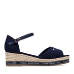 Espadrillos Tommy Hilfiger Rope Wedge Sandal T3A2-31056-0048 S Blue 800