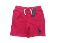 Ralph Lauren Boy red large polo Jersey shorts  Size  6 7 years NWT polo summer
