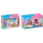 Playmobil 70448 Large Princess Castle & 70451 Princess Castle Bakery, for Children Ages 4+