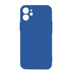 Silikonskal med Kameraskydd iPhone 12 Mini Blå Blue