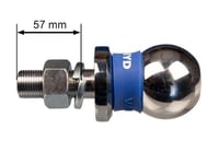 Dragkula 50mm med 19mm tapp Valeryd