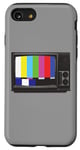 Coque pour iPhone SE (2020) / 7 / 8 No Signal 70s 80s Television Screen Retro Vintage Funny TV
