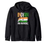 Indian and Invincible Indian Zip Hoodie