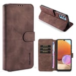DG.Ming Retro Samsung Galaxy A32 fodral - Brun Brun