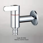 Faucet Bibcocks Tap For Outdoor Garden Chrome Brass Wall Mount Bathroom Washing Machine Faucet Bath Toilet Mop Pool Small Taps-2742