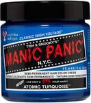 Manic Panic Atomic Turquoise Classic Creme Vegan Semi Permanent Hair Dye 118ml