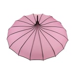 Vintage Pagoda Paraply Bröllop Brudfest Sol Regn UV Skyddande Paraply Pink