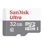 SanDisk Ultra Minneskort MicroSDHC 32GB 100MB/s UHS-I Class 10