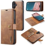 DG.MING iPhone 16 Fodral - Brun Brun
