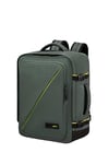 American Tourister Take2Cabin - Sac de cabine easyJet 36 x 20 x 45 cm, 38 L, 0.70 kg, bagage à main, sac à dos d'avion M, sous-siège, vert (Dark Forest)