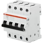 Strömbrytare D 16A 4P, 10kA, S204M-C16