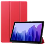 samsung Samsung Tab A7 10.4 Tri-Fold PU Case Red