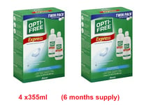 Alcon Opti-Free Express Value Pack Contact Lens Solution 4 x 355ml