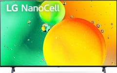 LG NanoCell 75NANO756QA, 190,5 cm (75"), 3840 x 2160 pikseliä, NanoCell, Smart TV, Wi-Fi, Sininen