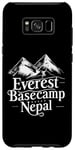 Coque pour Galaxy S8+ Everest Basecamp Népal Mountain Lover Hiker Saying Everest