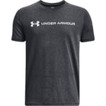 Under Armour Logo Wordmark Trenings T-skjorte Barn - Svart - str. 164 - 176