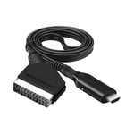 Serbia - Câble péritel vers HDMI-Adaptateur péritel vers HDMI-Convertisseur audio vidéo péritel tout en un vers hdmi 1080p/720p
