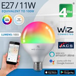 Wiz Connected Smart Bulb G95 WiFi & Bluetooth ES (E27) RGB & Tuneable White