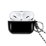 SOSTUDIO AirPods Pro Case Apple Airpods 3 Generation Cases Cool Shape Case Airpod Case Cover Shockproof Full Protection TPU Charging Case Cover with lanyard for Girls Kids Boys Women Men (Black)