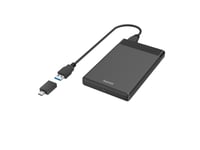 Hama 00200760, Hdd- / Ssd Kabinett, 2.5", Sata, Serial Ata Ii, Serial Ata Iii, 5 Gbit/S, Usb-Anslutning, Svart