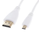 Invero® HDMI to MICRO HDMI Cable (Type A to Type D) V1.4 Full HD 1080p Gold Connectors for Tablets and Smartphones with Micro HDMI Port - Tesco Hudl 7” Google Nexus 10 Asus TF200 Asus TF700 Kindle Fire HD 8.9” and 7” etc - Available In Various Lengths and