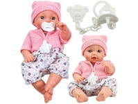 Baby Pojke Docka Tröja Mössa Napp Ljud Lean Leksaker