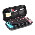 Pochette de Transport Nintendo Switch EVA Sac de Transport Nintendo Switch et Accessoires de jeu rouge noir