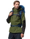 Jack Wolfskin Men's Jasper Flex weather protection jacket, cypress green, L