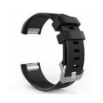 Fitbit Charge 2 silikon klockarmband - Svart