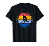 Retro Field Hockey Player Teen Boys Hockey T-Shirt