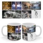 Personalised Mug. Add Your 6 Picture Collage on Ceramic 11 Oz Coffee Cup. Customised Photo Gift Ideas for Him, Her, Boys, Girls, Husband, Wife, Men, Women, Mum, Dad, Friends, Birthday, Valentine Day