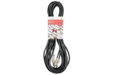 Chord 6M 3.5mm Mini Jack Laptop iPad iPhone Connection Cable to 2 x Phono RCA DJ