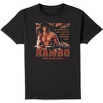 Rambo First Blood Part II Guerilla Warfare Unisex T-Shirt - Black - 5XL