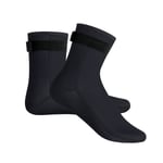 3mm neopren dykstrumpor Skor Vattenstövlar Halkfri strandstövel Black S