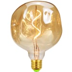 TIANFAN Vintage Led Bulbs 4W Dimmable 220/240V Edison Screw E27 Base Specialty Decorative Antique Light Bulb (G125 Stone)
