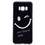 Mjukt Skal För Samsung Galaxy S8 - "don't Touch My Phone"